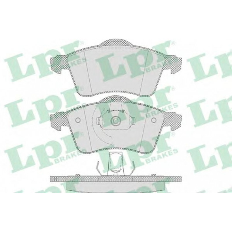 05P645  LPR - Гальмівні колодки до дисків (F, V)