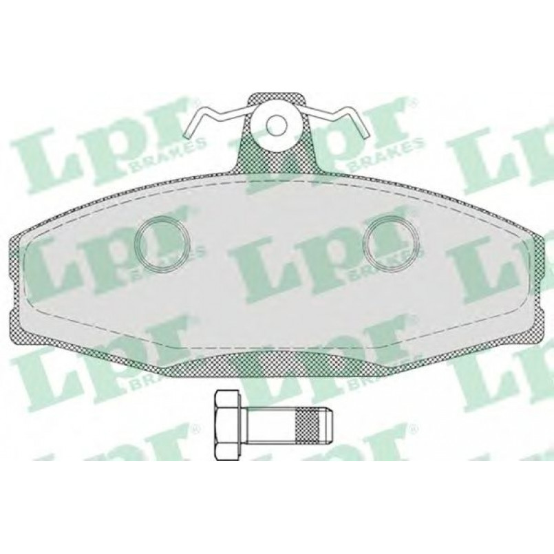 05P651  LPR - Гальмівні колодки до дисків (F, S)