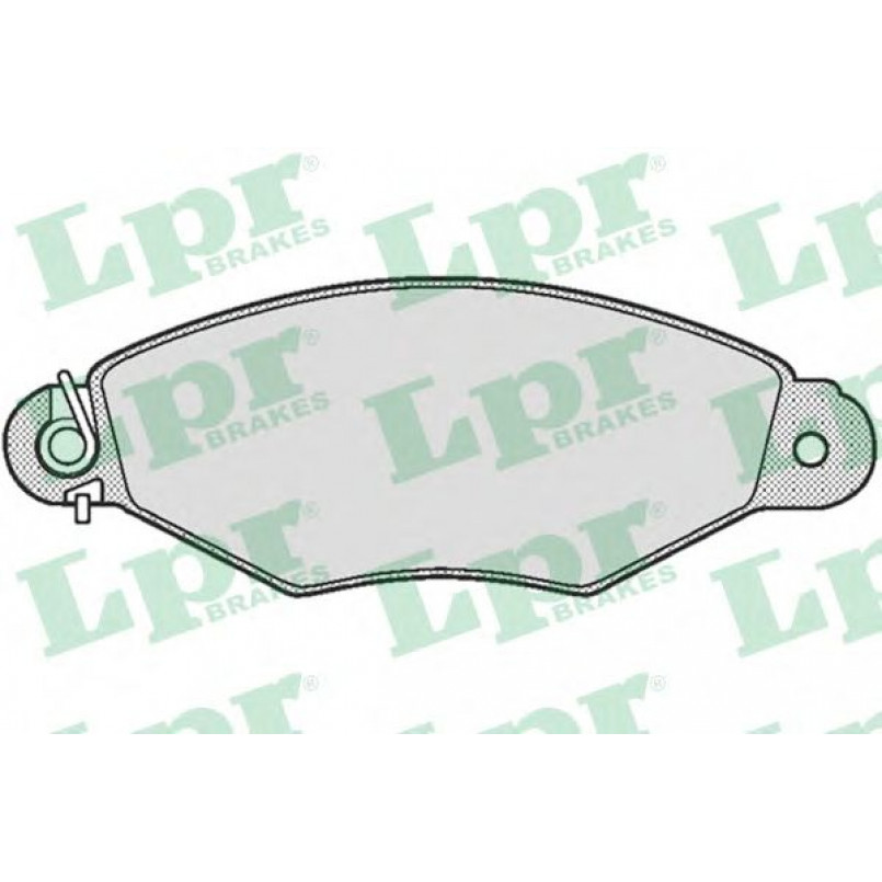 05P661  LPR - Гальмівні колодки до дисків (F, S)