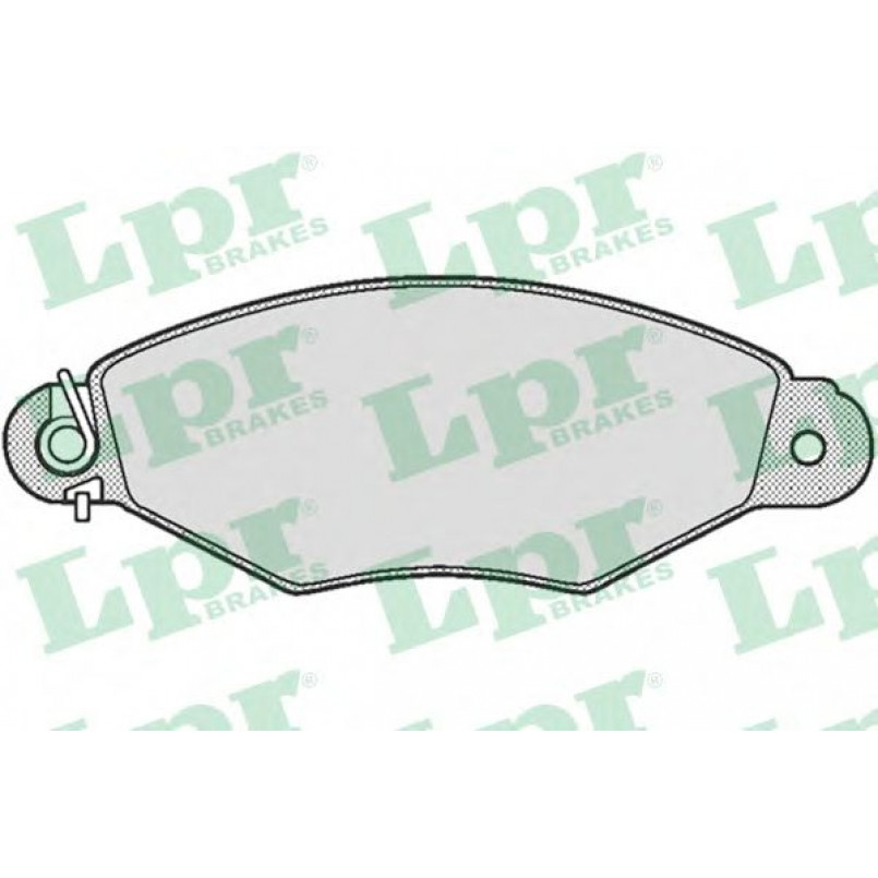 05P662  LPR - Гальмівні колодки до дисків (F, V)