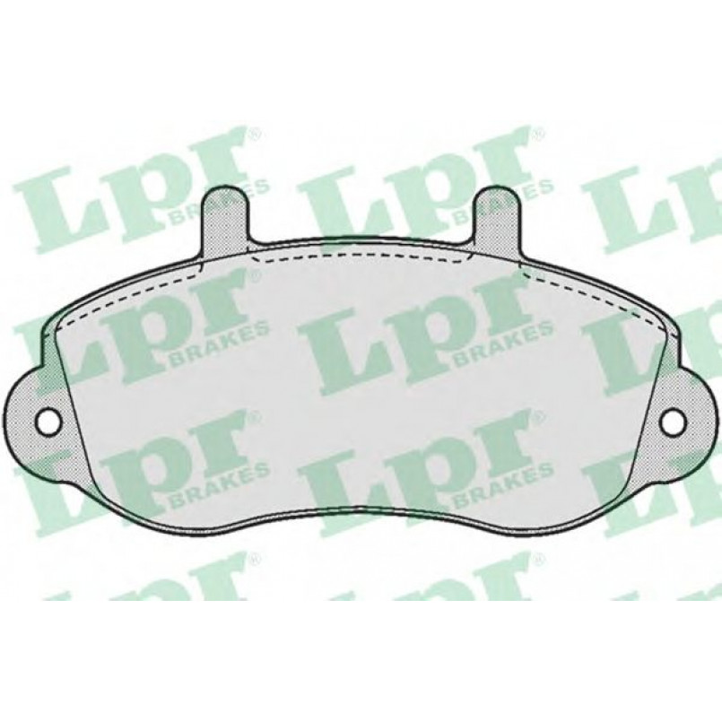 05P663  LPR - Гальмівні колодки до дисків (F, V)
