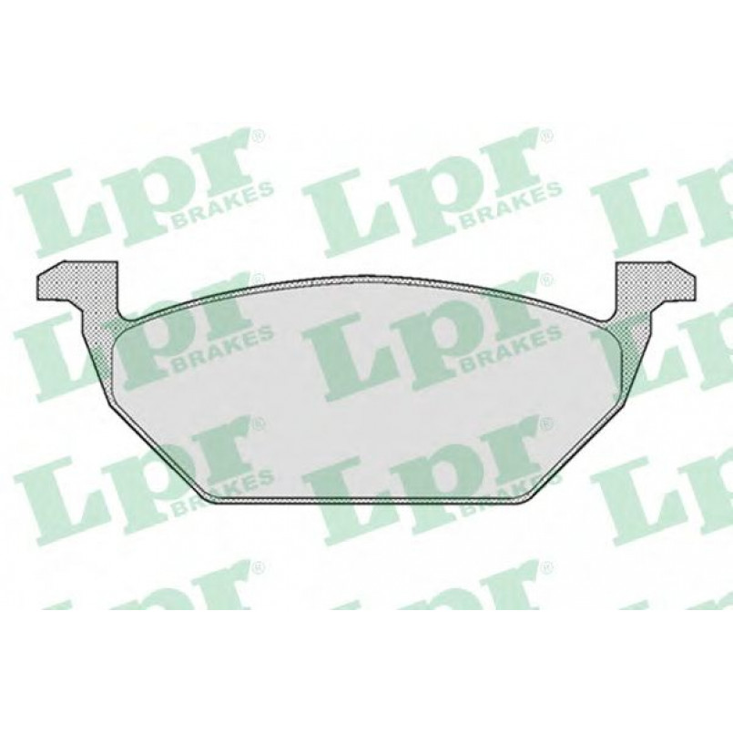 05P668  LPR - Гальмівні колодки до дисків (F, V)