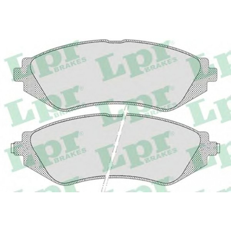 05P682  LPR - Гальмівні колодки до дисків (F, з датчиком)