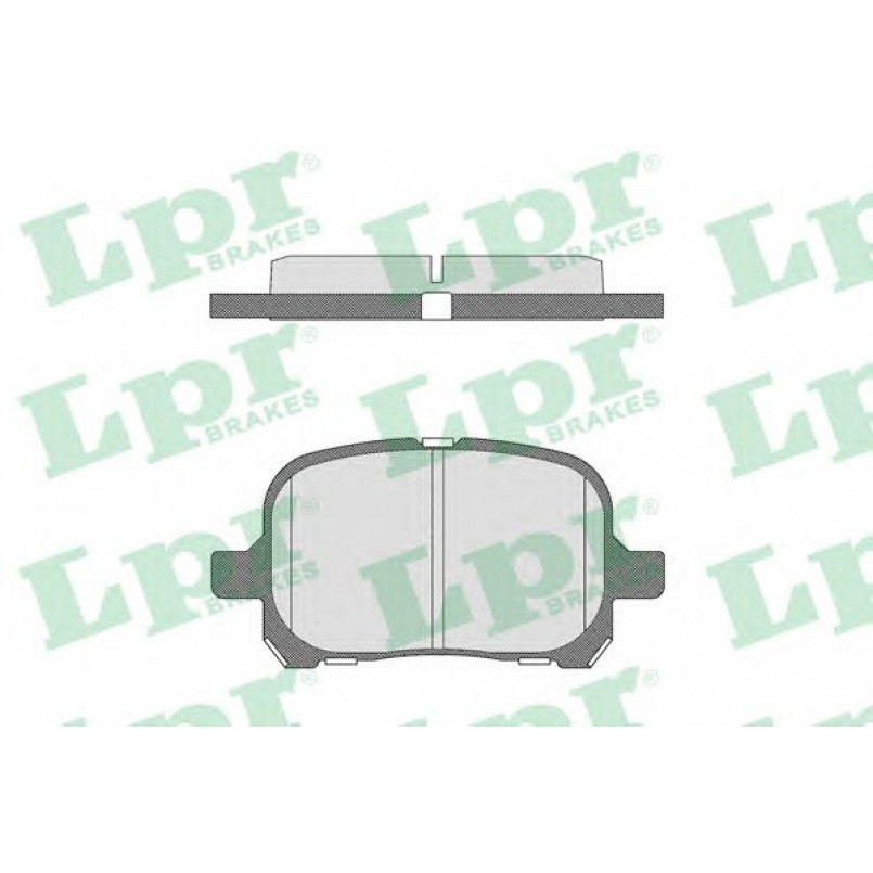 05P712  LPR - Гальмівні колодки до дисків (F)