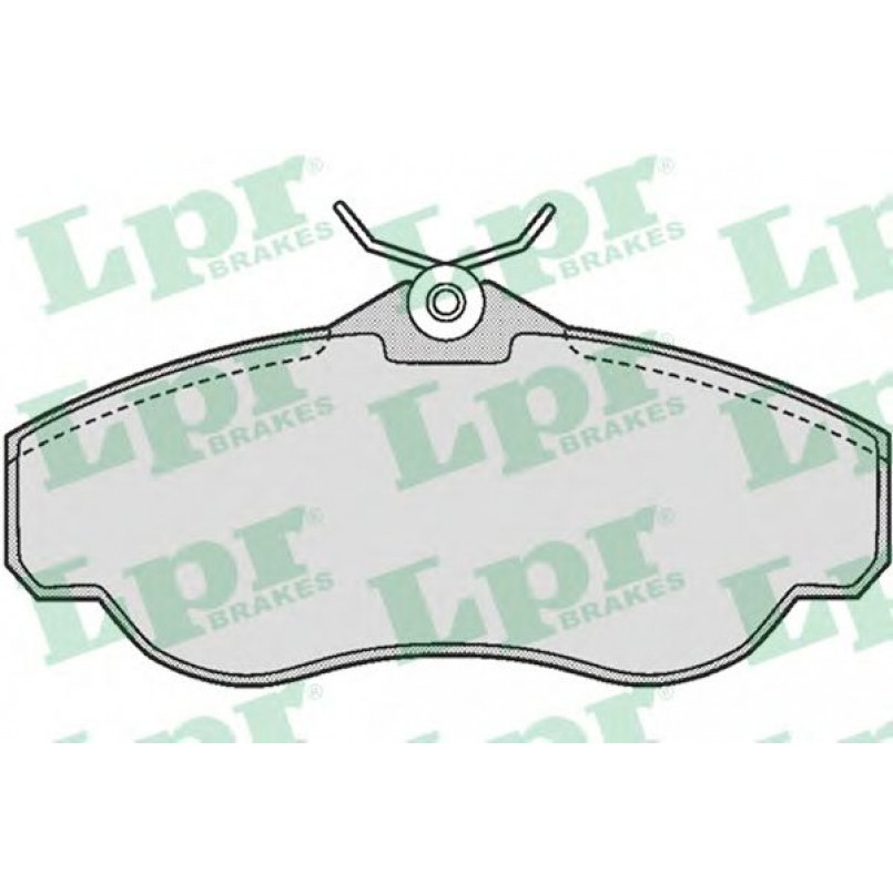 05P728  LPR - Гальмівні колодки до дисків (F, V)