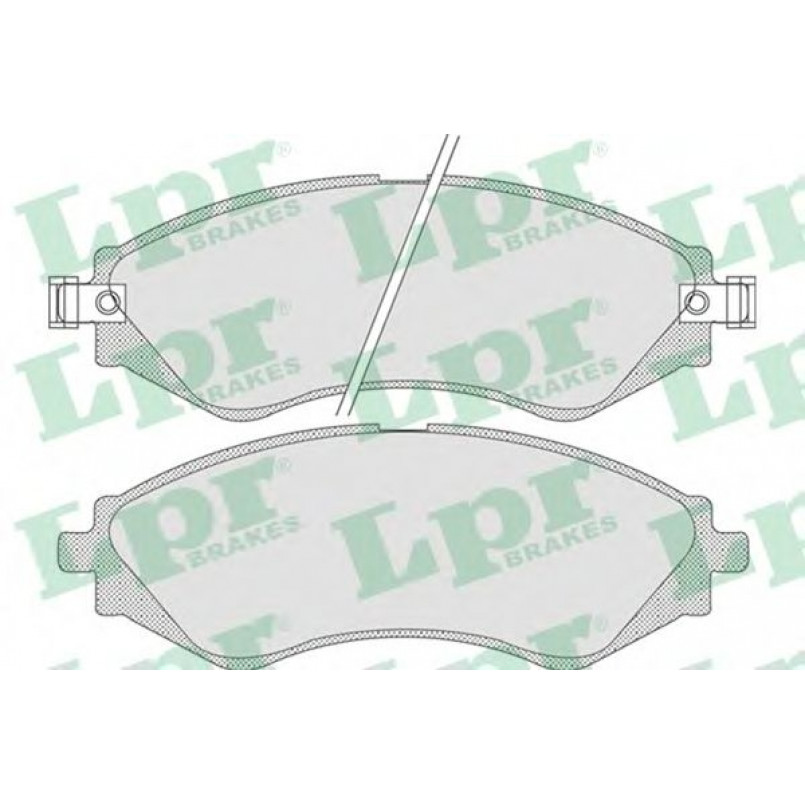 05P729  LPR - Гальмівні колодки до дисків (F, V)