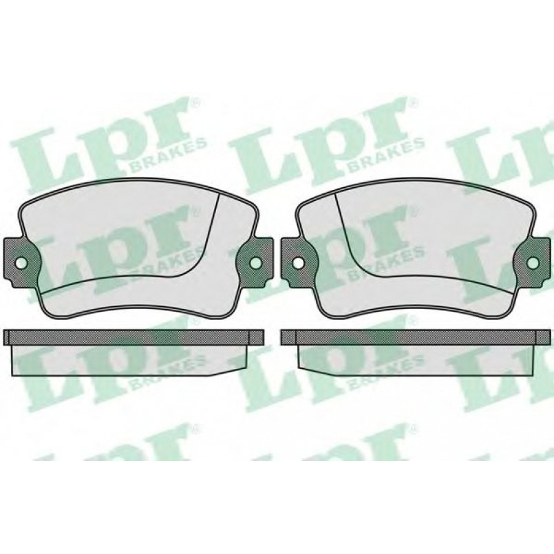 05P731 LPR - Гальмівні колодки до дисків (F, V, з датчиком)