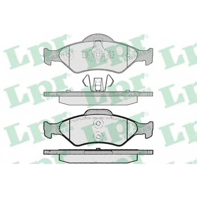 05P795  LPR - Гальмівні колодки до дисків (F, V)