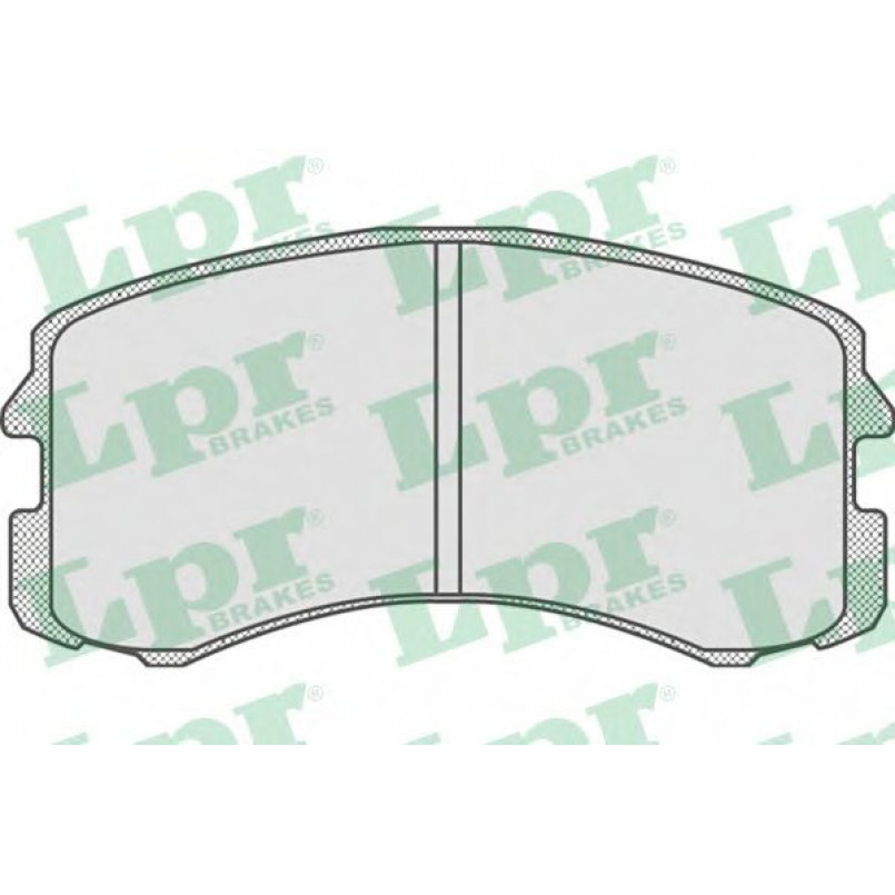 05P826 LPR - Гальмівні колодки до дисків (F)