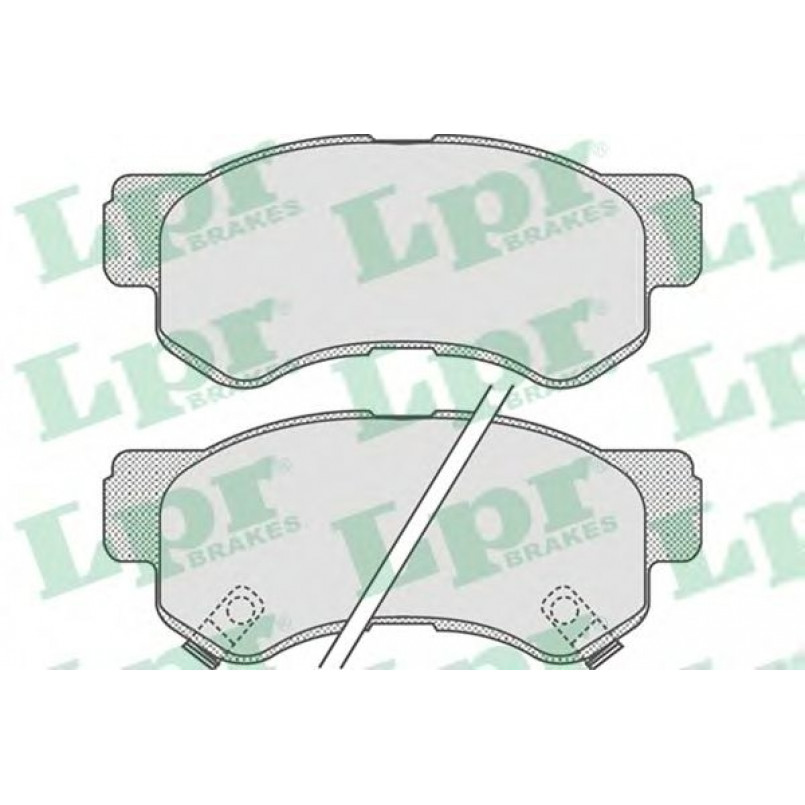 05P847  LPR - Гальмівні колодки до дисків (R, S)