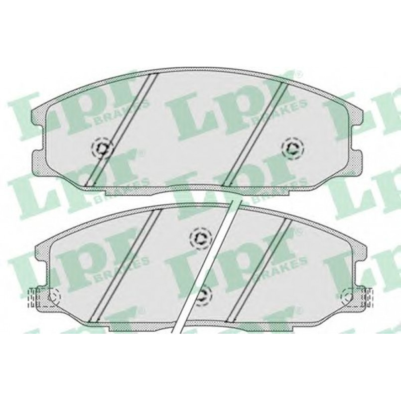 05P858  LPR - Гальмівні колодки до дисків (F, V, з датчиком)