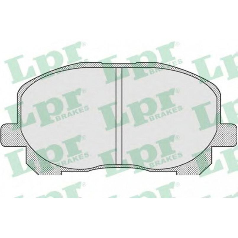 05P904  LPR - Гальмівні колодки до дисків (F, V)