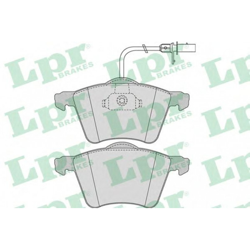 05P982  LPR - Гальмівні колодки до дисків (F, V, з датчиком)