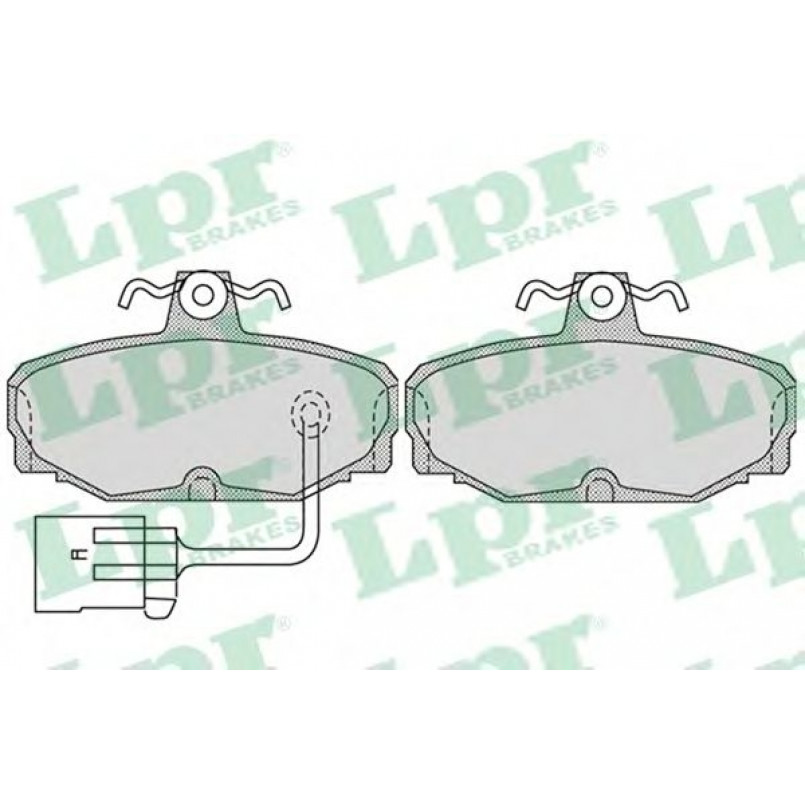 05P987  LPR - Гальмівні колодки до дисків (R, S)