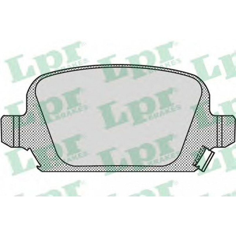 05P998  LPR - Гальмівні колодки до дисків (R)