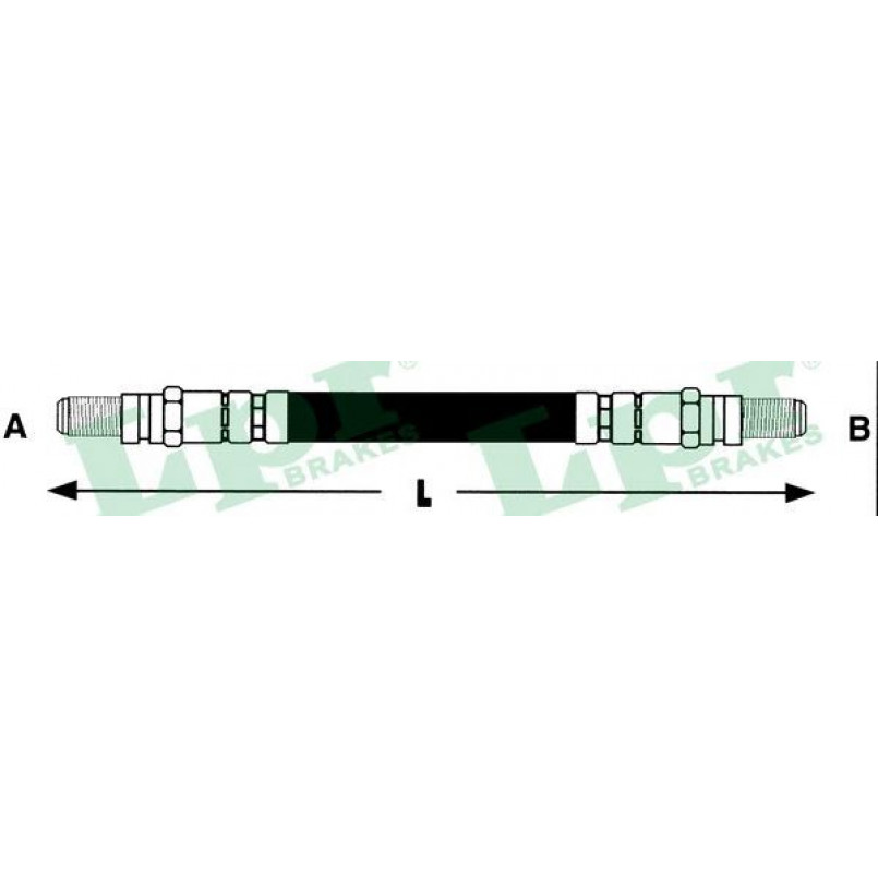 6T46114  LPR - Гальмівний шланг