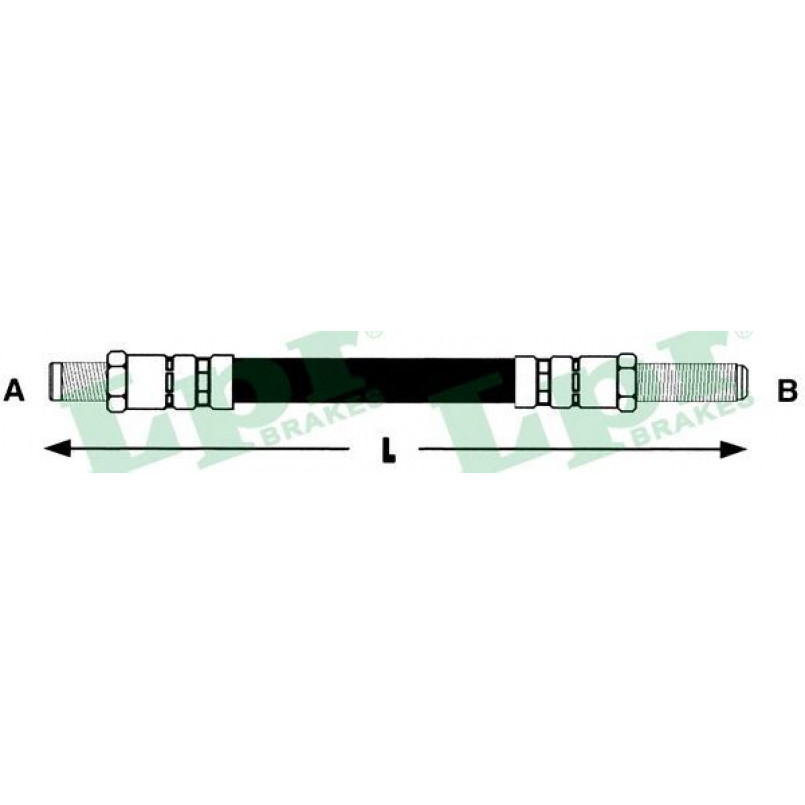 6T46215  LPR - Гальмівний шланг