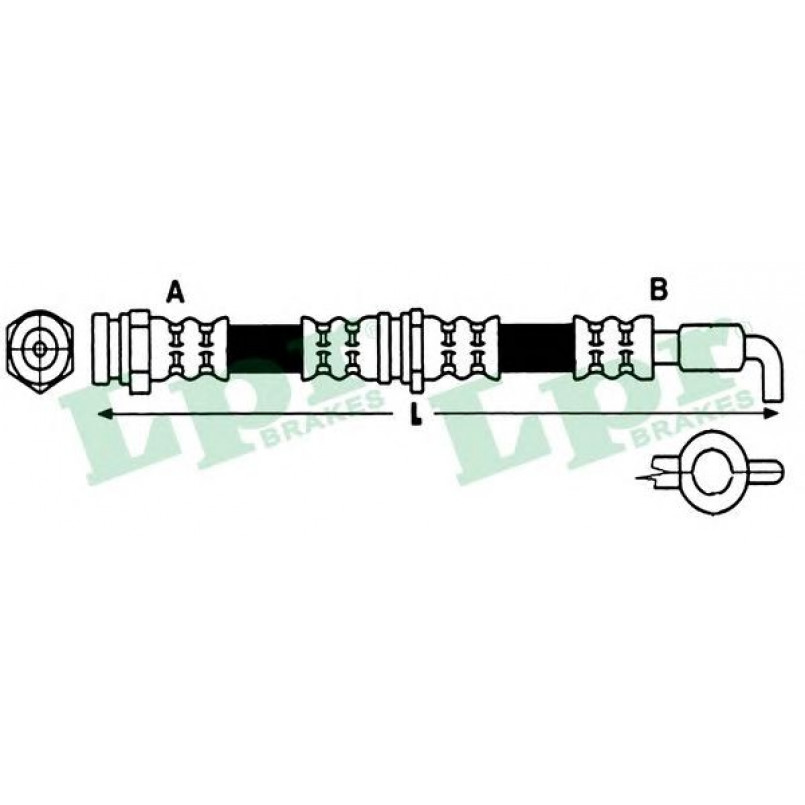 6T46279  LPR - Гальмівний шланг