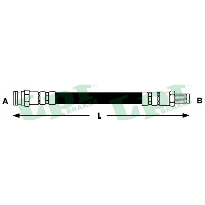 6T46542  LPR - Гальмівний шланг