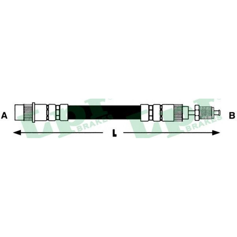 6T46565  LPR - Гальмівний шланг