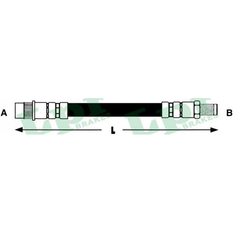 6T46616  LPR - Гальмівний шланг