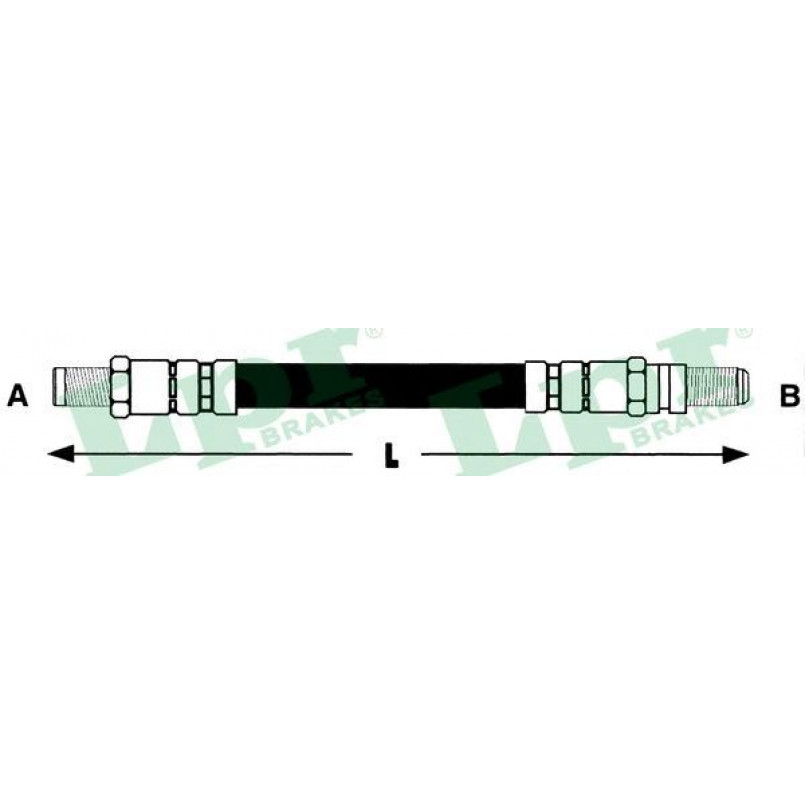 6T46655  LPR - Гальмівний шланг