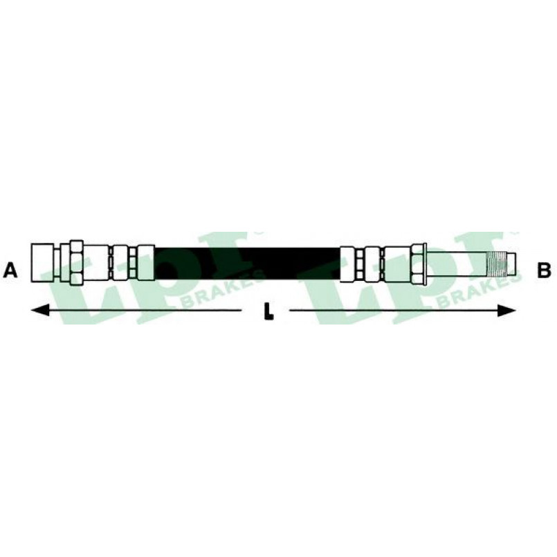 6T46736  LPR - Гальмівний шланг