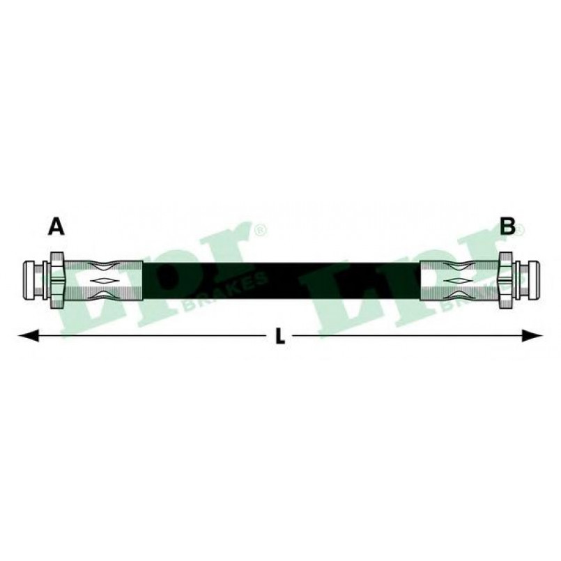 6T46786 LPR - Гальмівний шланг