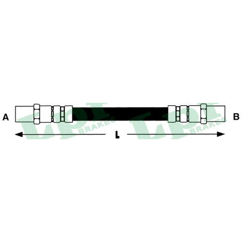 6T46797  LPR - Гальмівний шланг