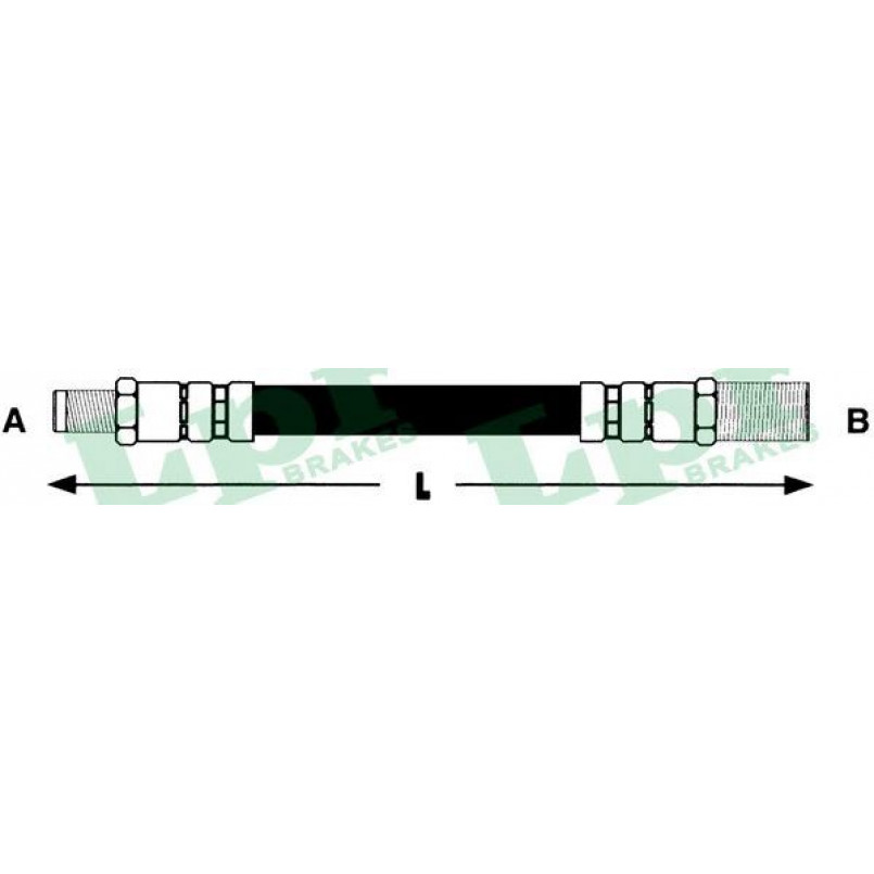 6T46958  LPR - Гальмівний шланг