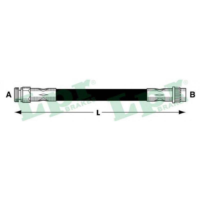 6T47837 LPR - Гальмівний шланг