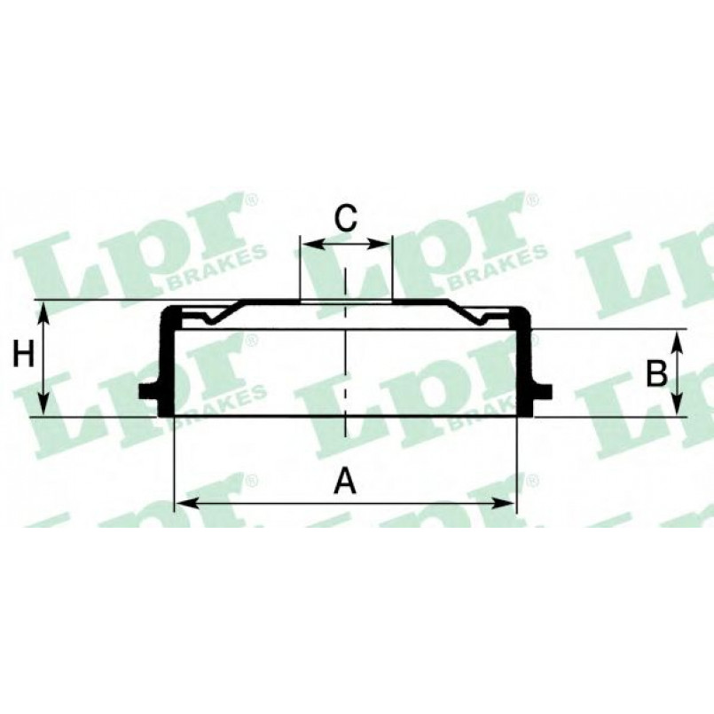 7D0138 LPR - Гальмівний барабан