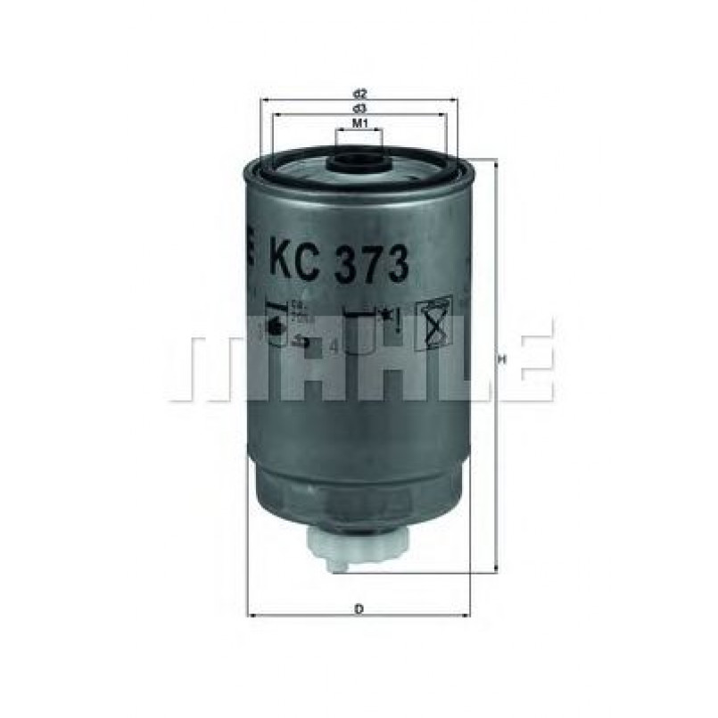 KC373 Фільтр палива (KNECHT)