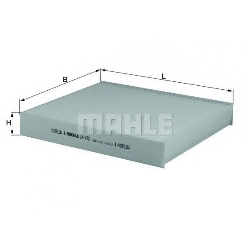 LA472 Фільтр салону (MAHLE)