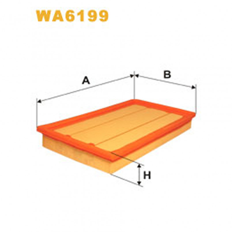 WA6199   (035)  WIX Фільтр повітря