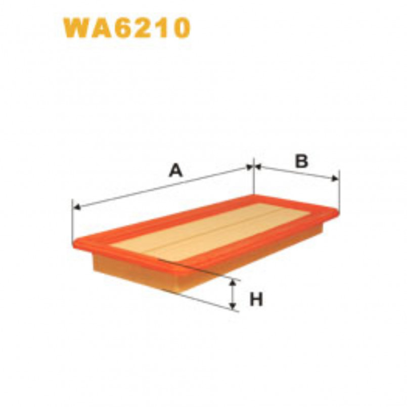 WA6210   (047)  WIX Фільтр повітря