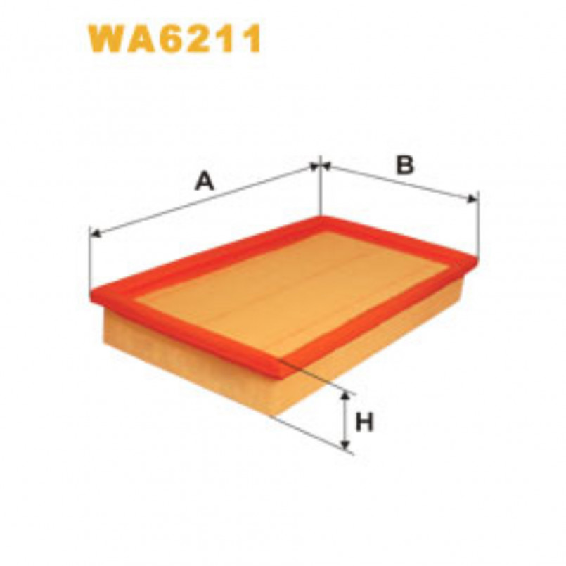 WA6211   (048)  WIX Фільтр повітря