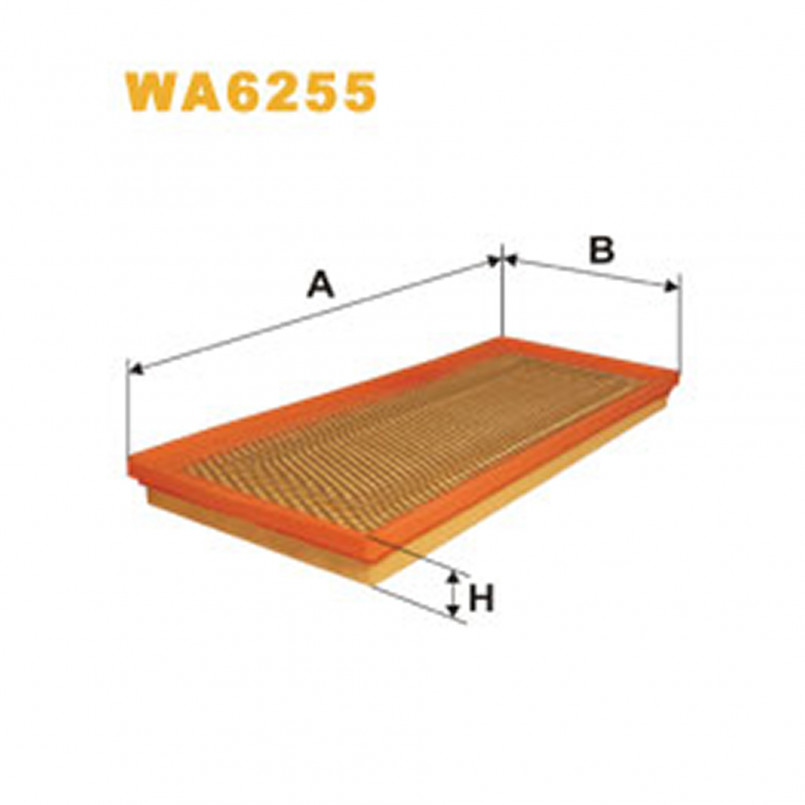 WA6255   (084)  WIX Фільтр повітря