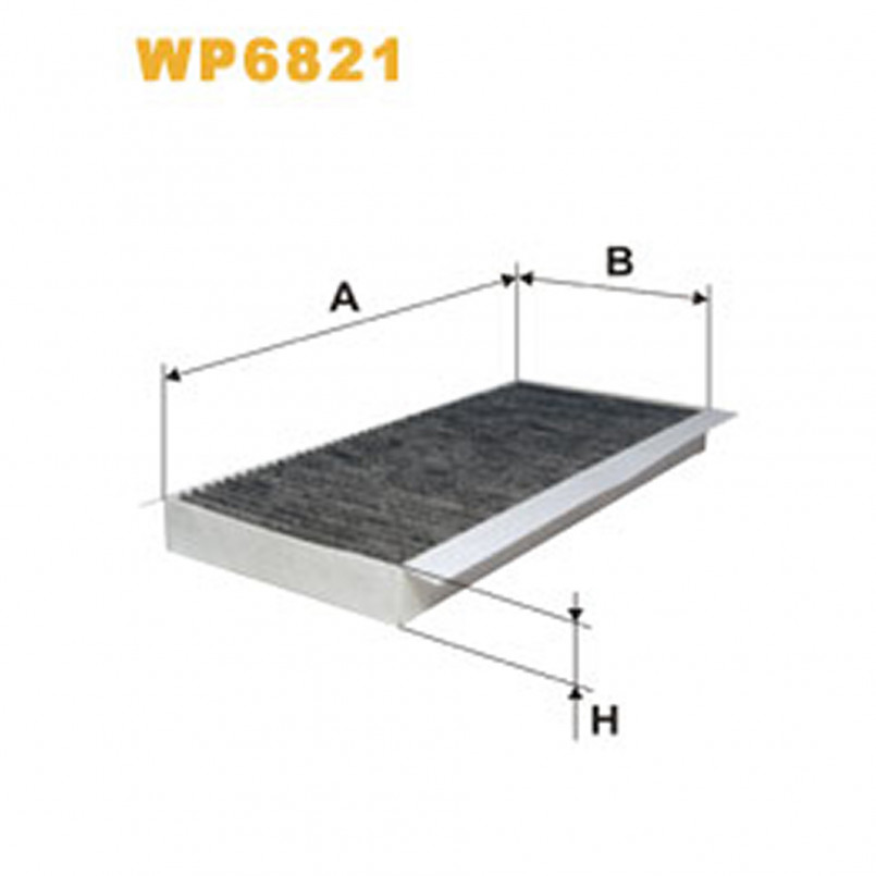 WP6821   (1010A)  WIX Фільтр салону