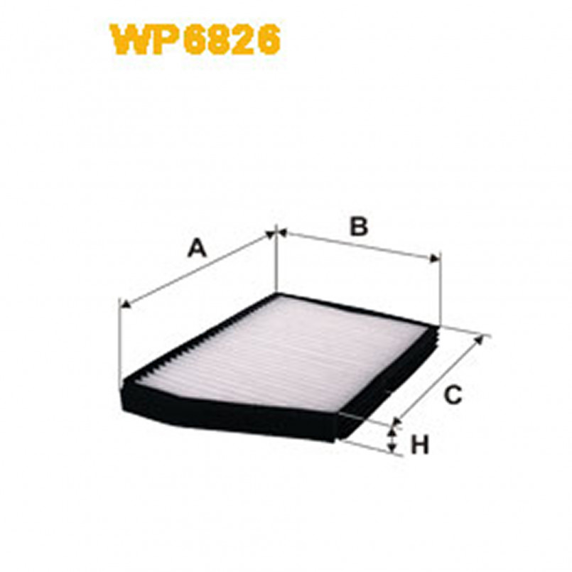 WP6826   (1013)  WIX Фільтр салону
