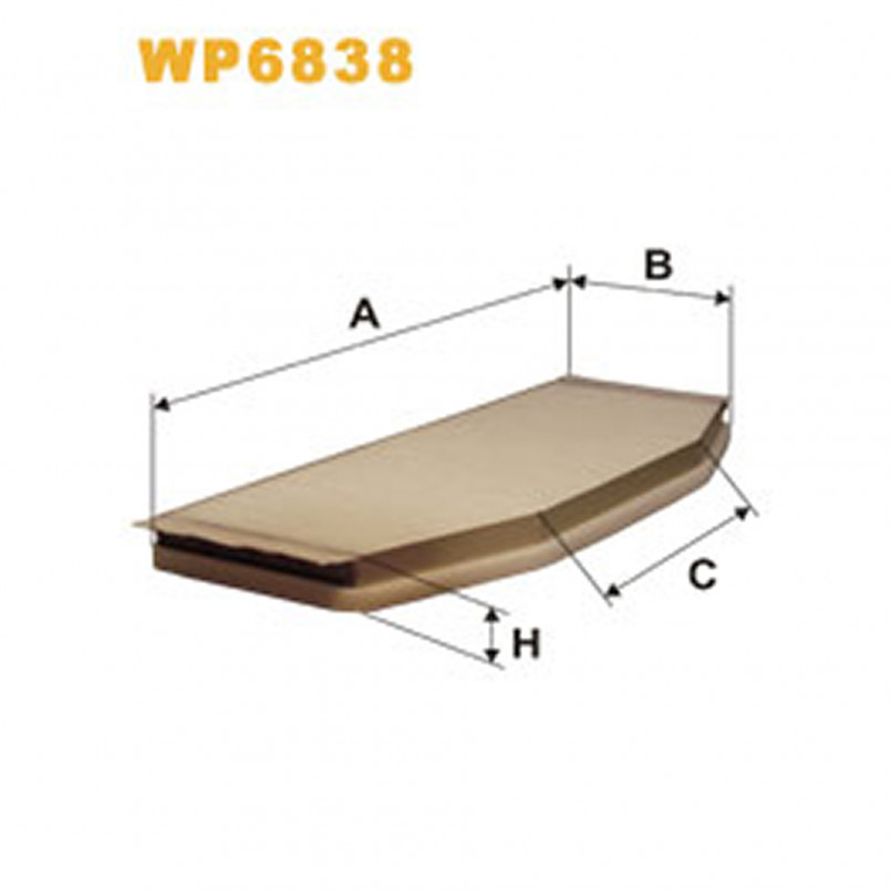 WP6838   (1019)  WIX Фільтр салону