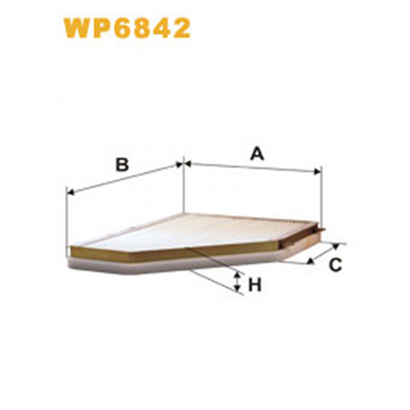 WP6842   (1021)  WIX Фільтр салону