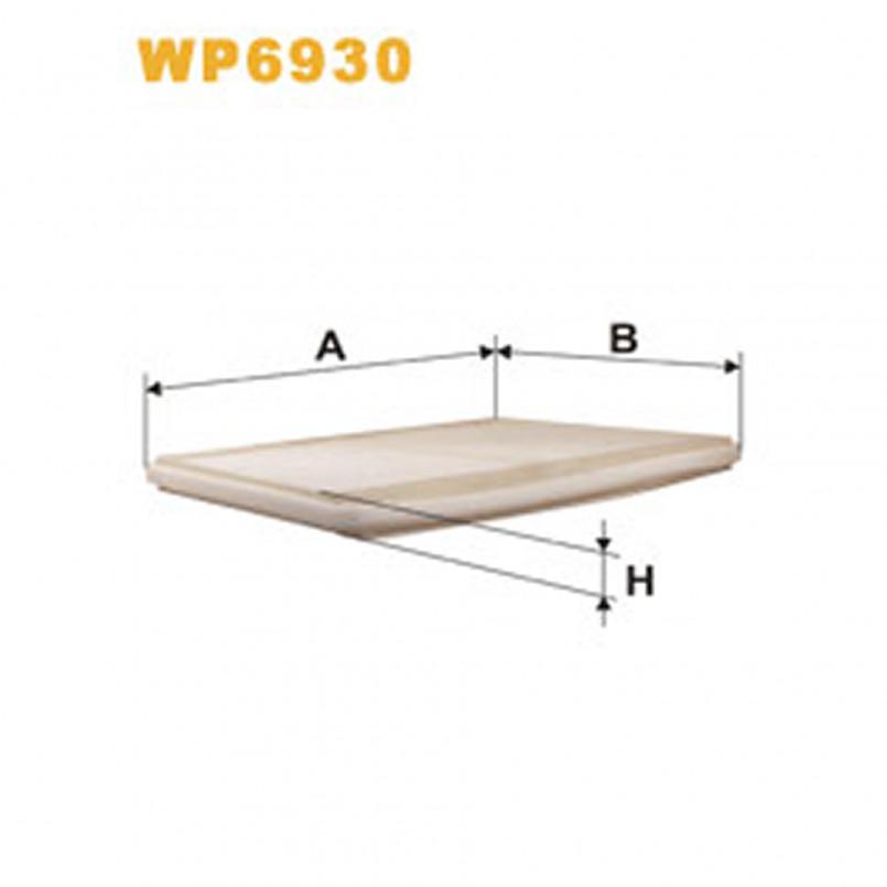 WP6930   (1067)  WIX Фільтр салону