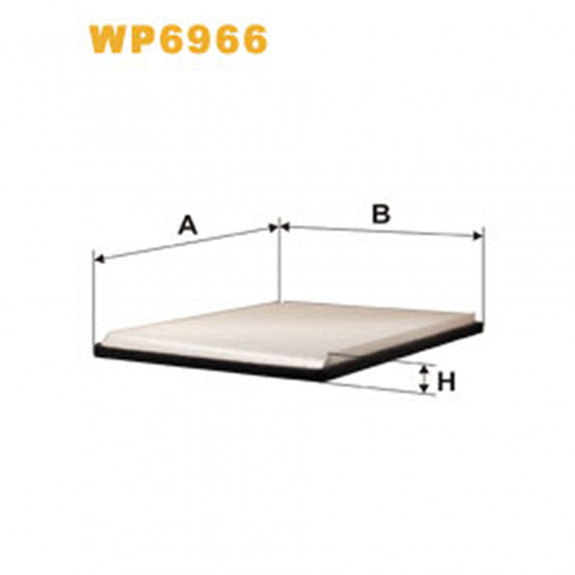 WP6966   (1095)  WIX Фільтр салону