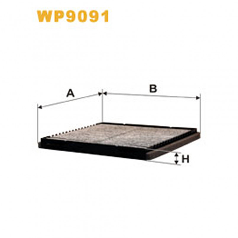 WP9091   (1115A)  WIX Фільтр салону