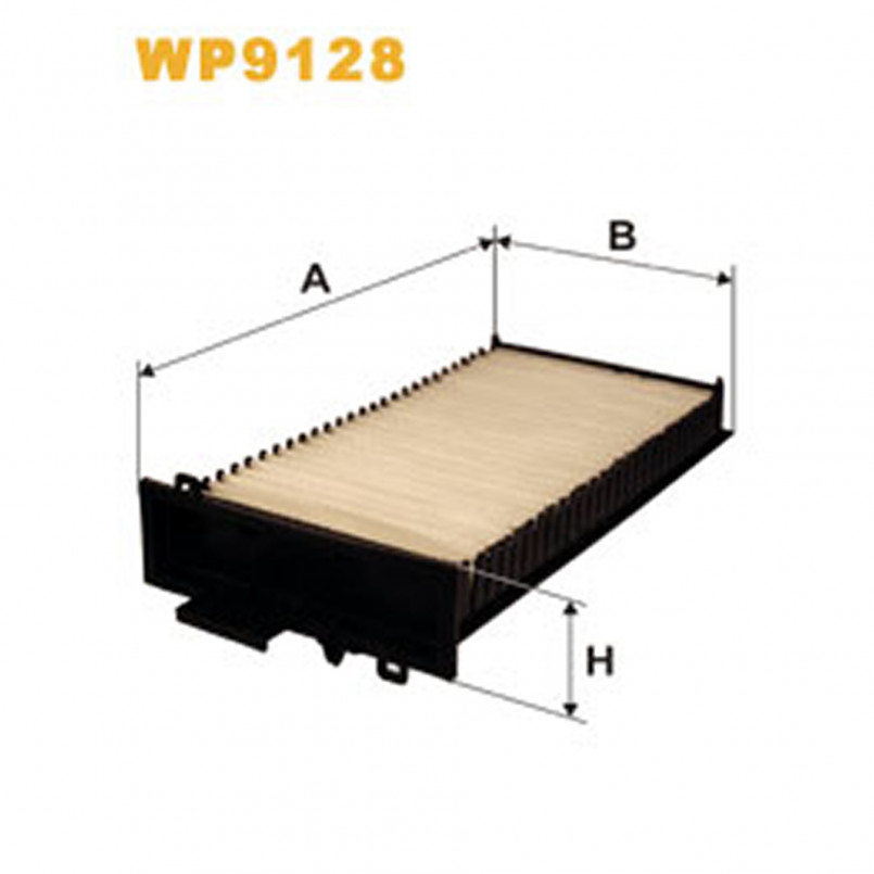 WP9128   (1125)  WIX Фільтр салону