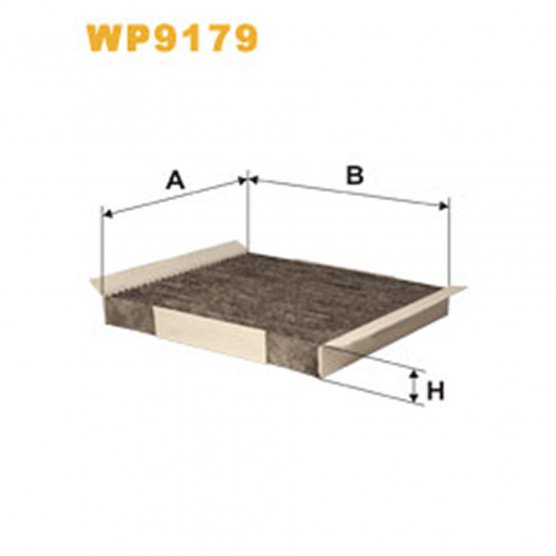 WP9179   (1138A)  WIX Фільтр салону