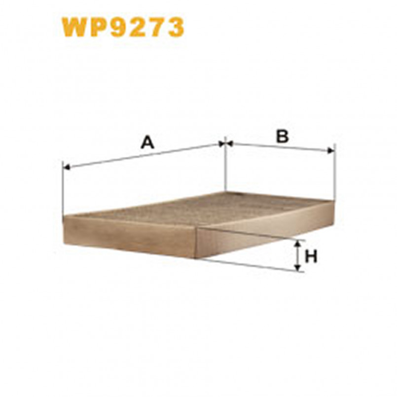WP9273   (1205A)  WIX Фільтр салону