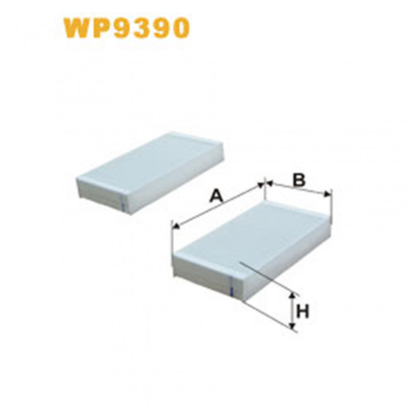 WP9390   (1279-2x)  WIX Фільтр салону