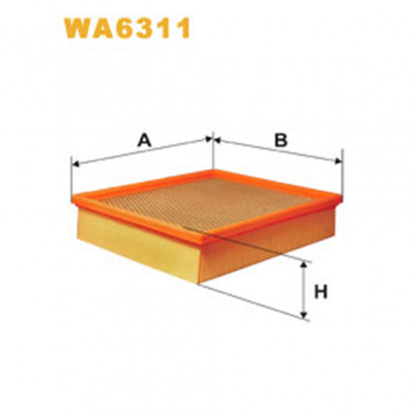 WA6311   (129/1)  WIX Фільтр повітря